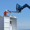 Container and baseplate.